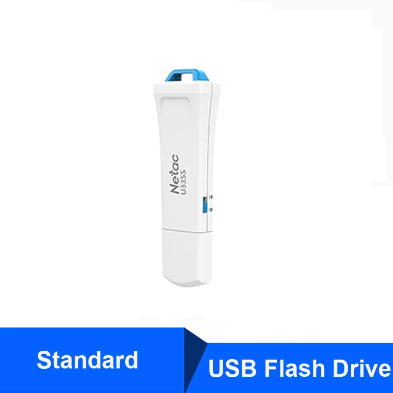 Netac U335S защита флешка от записи Безопасность USB флеш-накопитель USB 3,0 128 Гб Белый Флеш-накопитель пластик Memory stick хранение защищенный флешка - Цвет: U335S 128GB Standard