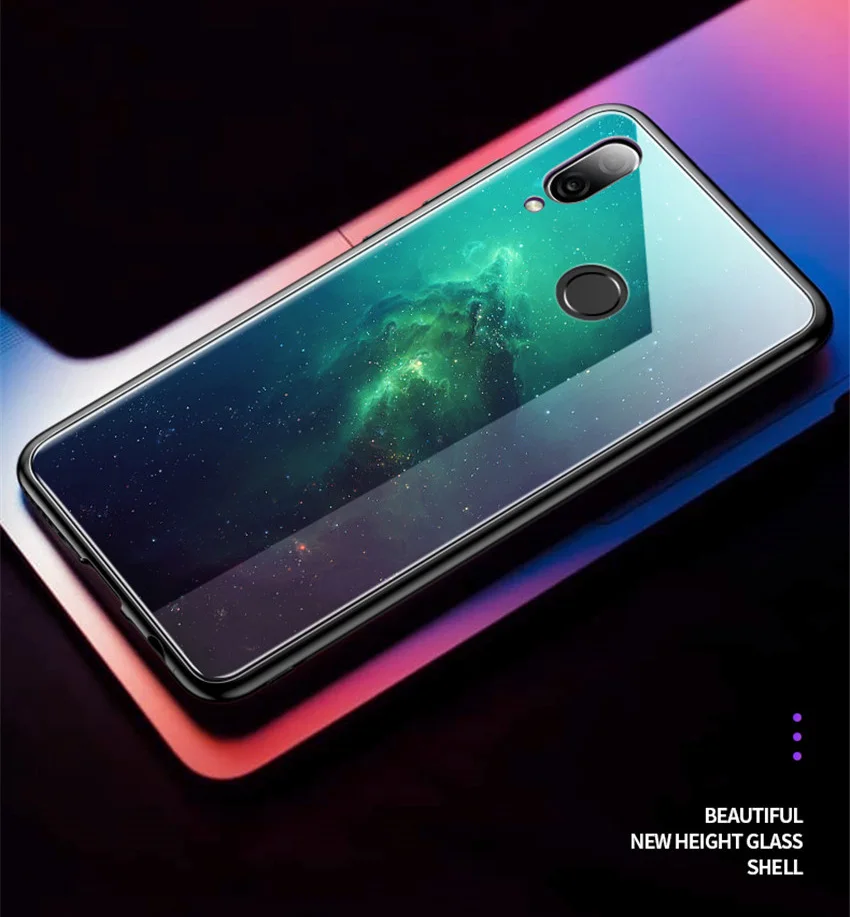 Aixuan for Xiaomi Redmi Note 7 Pro Glass Case Coque Silicone Shockproof Luxury Tempered Glass Cover For Xiaomi Redmi Note 7 (3)