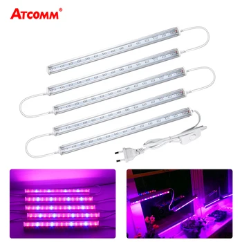 

Full Spectrum LED Grow Light 6W 12W 18W 24W 85-265V T5 Tube Phyto Lamp SMD 5730 Fitolampy For Hydroponic Plants Seeding
