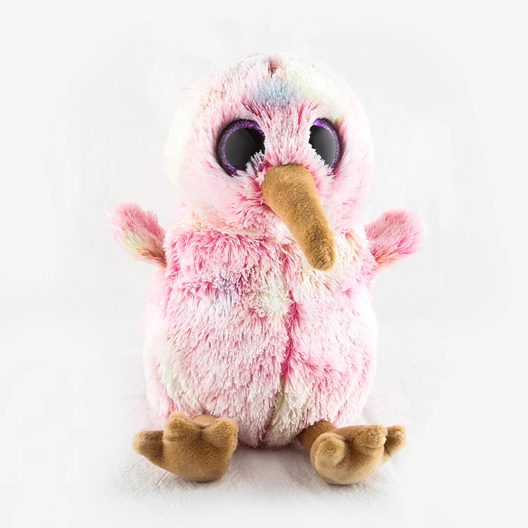 

Ty Beanie Boos Stuffed & Plush Animals Kiwi The Pink Bird Toy Doll 6" 15cm