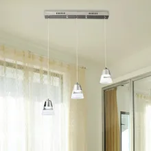 Free Shipping 3 Lights Acrylic Modern LED Pendant Lighting Bar Lamp font b Fixtures b font