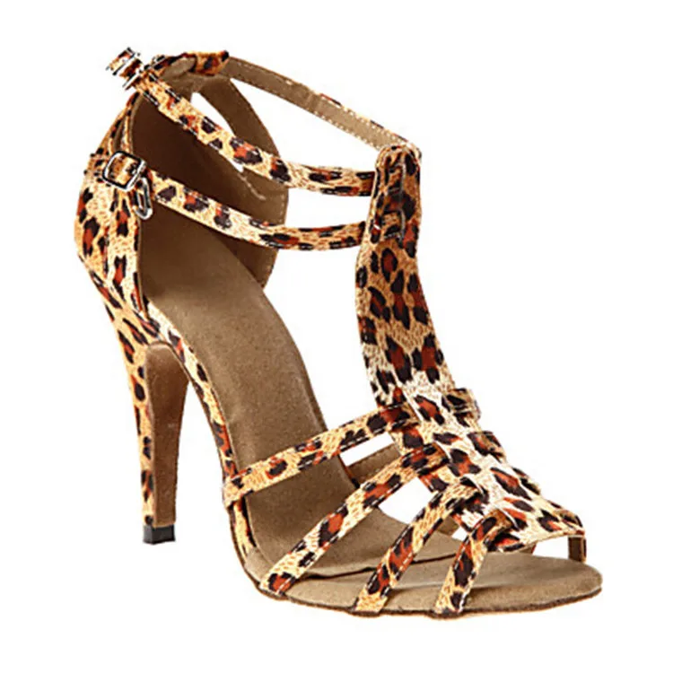 Brand Women Dance Shoes Buckle Latin Ballroom Dance Shoe Customize