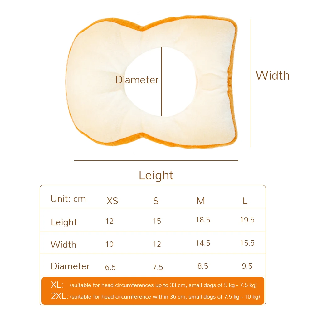 Pet фото реквизит украшение Одежда для питомца собаки кошки головной убор креативный тост костюм мягкий нож для хлеба круглый воротник XS/S/M/L/XL/XXL