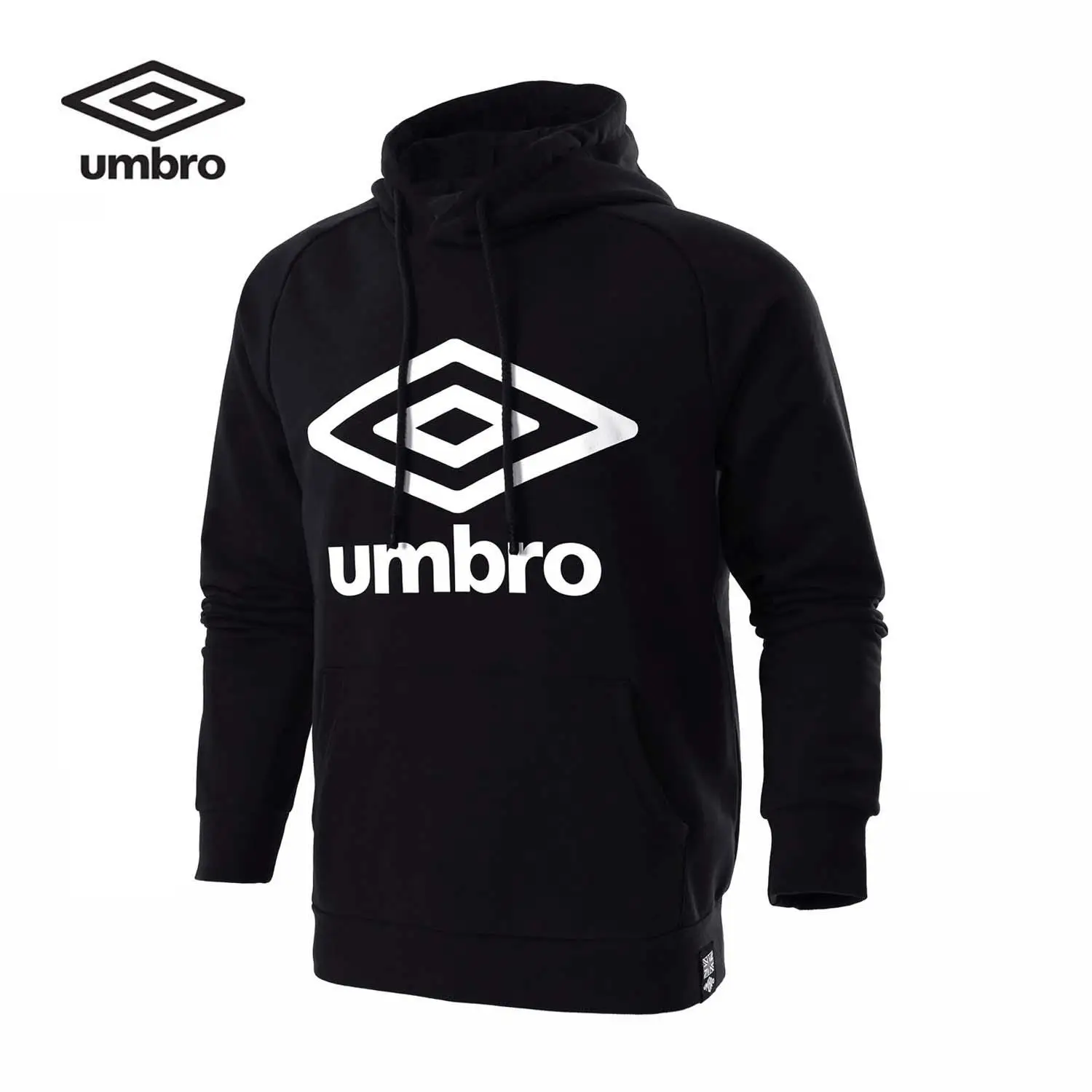 Umbro мужские новые зимние толстовки скейтборды спортивная куртка с капюшоном UCB63253 - Цвет: Черный