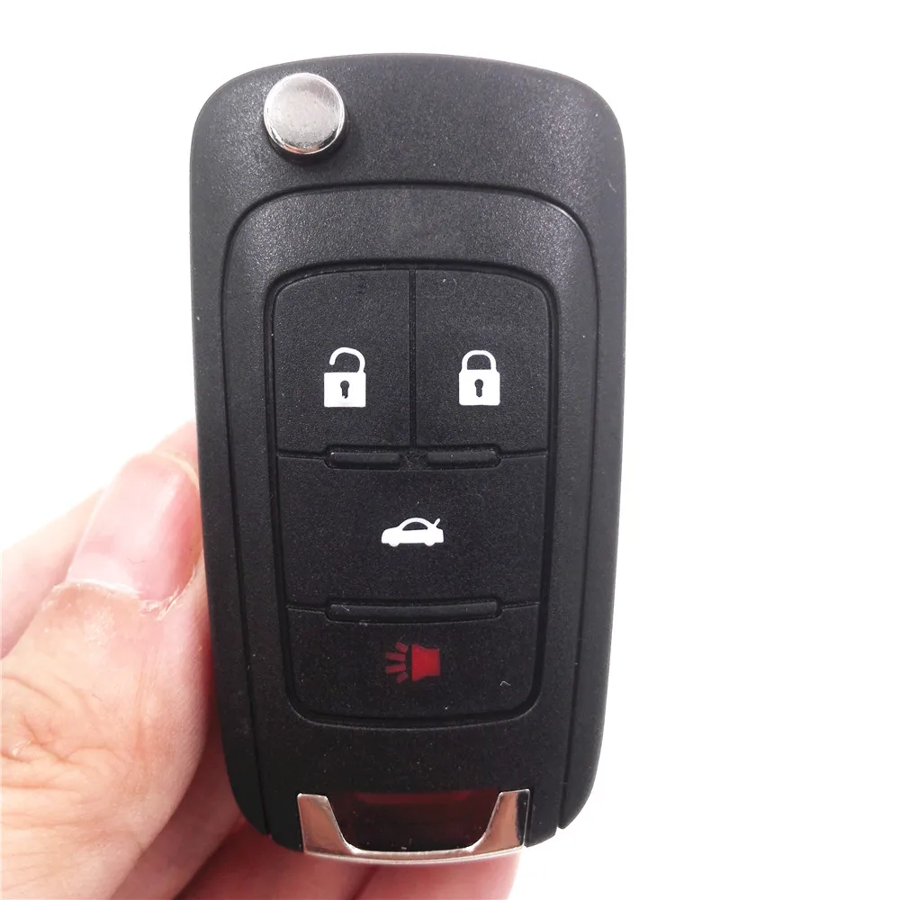 New Flip Remote Car Key 4 Buttons 315MHz with ID46 Electronic Chip For Chevrolet Malibu with logo