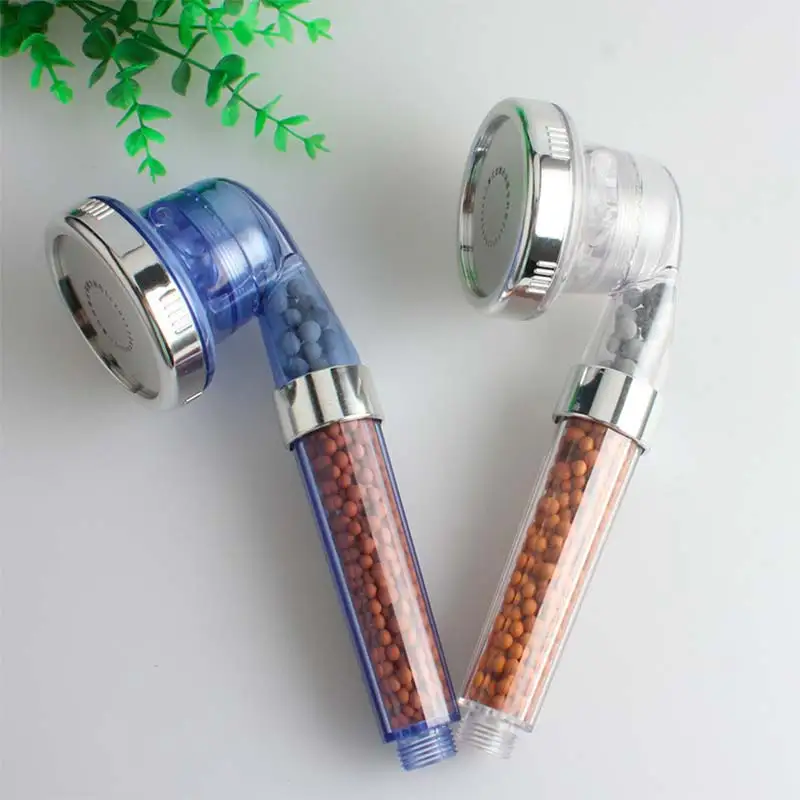 

3 Function Adjustable Jetting Shower Head Bathroom High Pressure Saving Anion Filter SPA Shower Heads For Bathing
