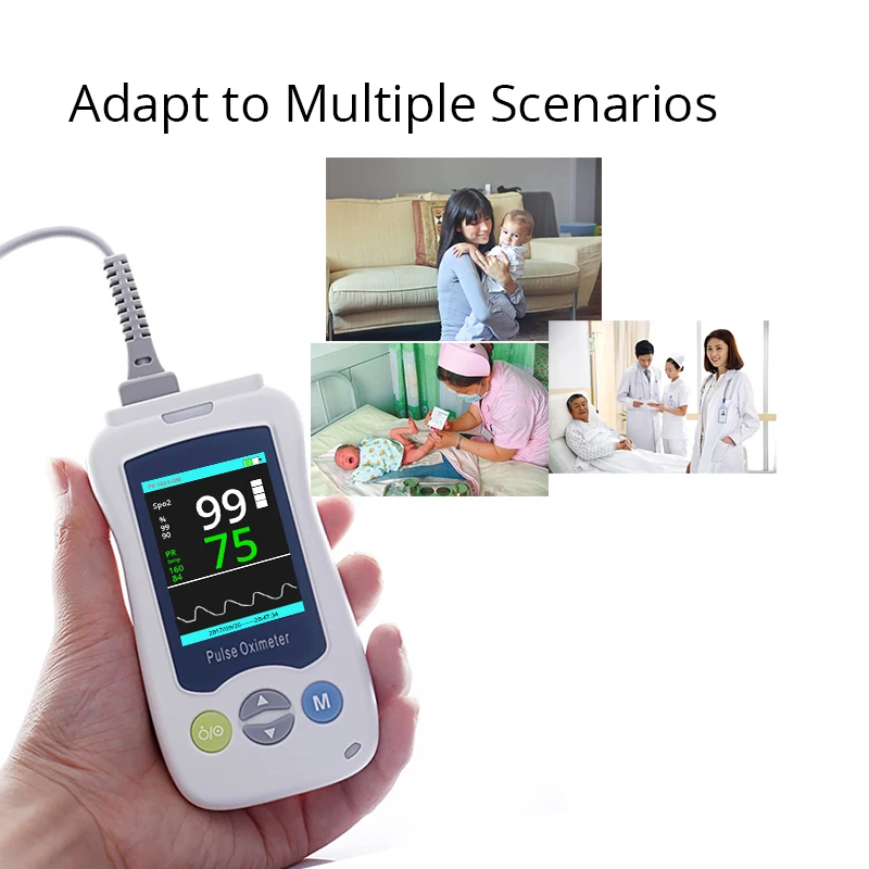 Медицинский ручной Пульс Oximetro кислородный монитор сердечного ритма для взрослых детей новорожденных Oximetro De Dedo забота о здоровье