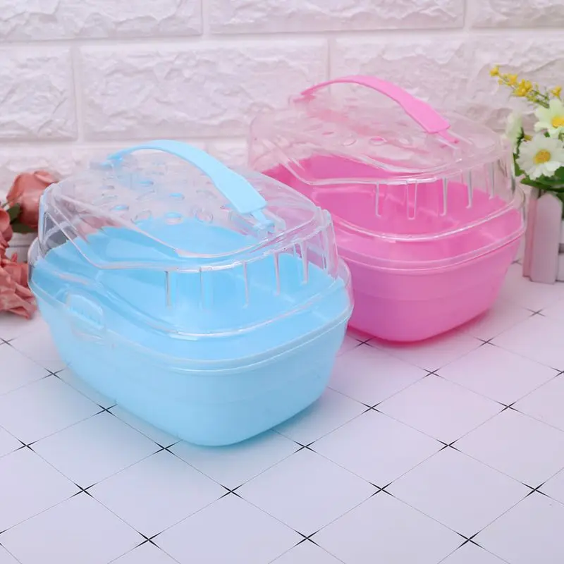 Hamster Cage Pet Outdoor Carrier Portable Small Animal Guinea Pig Go Out Box | Дом и сад