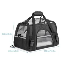 Переноска для собак домашних животных нейлон водонепроницаемый собака кошка щенок сумка с аппликацией в виде котенка на открытом воздухе путешествия переноска сумки Удобный рюкзак аксессуары