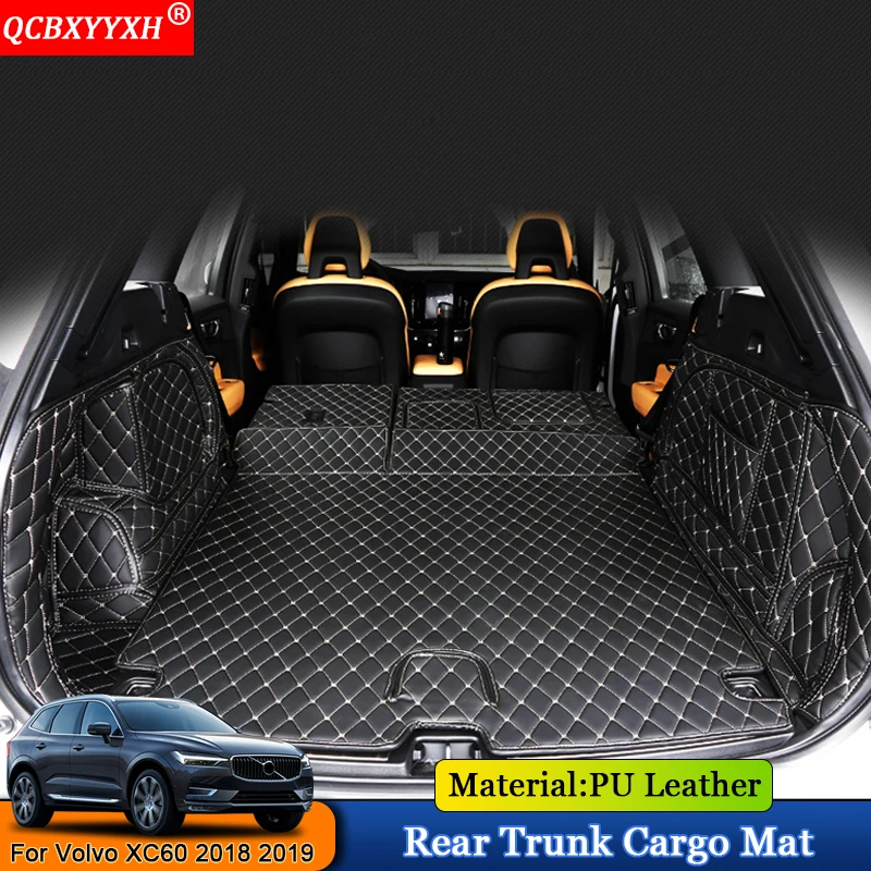  QCBXYYXH Car-styling Car Boot Mat Rear Trunk Liner Cargo Floor Carpet Tray Protector Auto Accessori