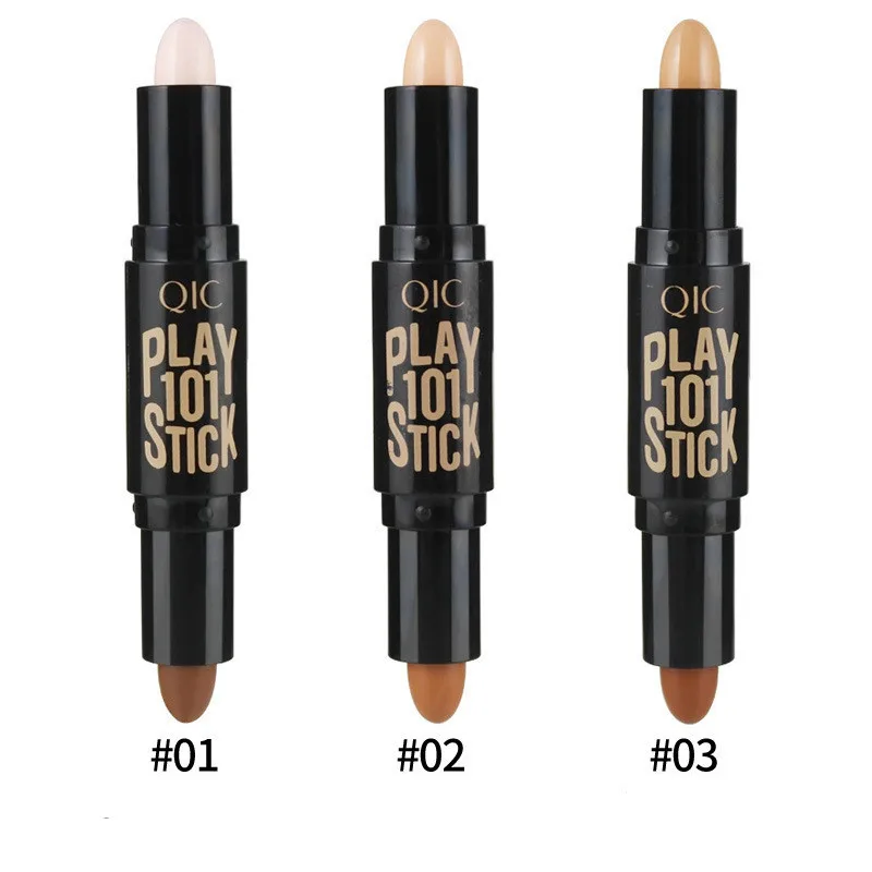

Profession Makeup Beauty Concealer Stick Double Headed Make Up Contour Foundation Highlighter Primer Contouring Makeup Cosmetics