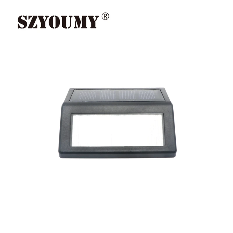 

SZYOUMY Waterproof LED Solar Power Light Sensor Wall Lamp Light Control Lighting Decoration for Stairs Courtyard Ganden Plaza