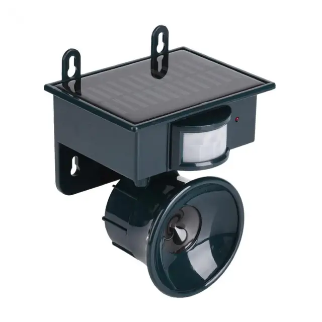 Ultrasonic Bird Repeller Solar Powered PIR Motion Sensor Ultrasonic Pest Repeller Bird Dog Cat Fox Mouse Chaser