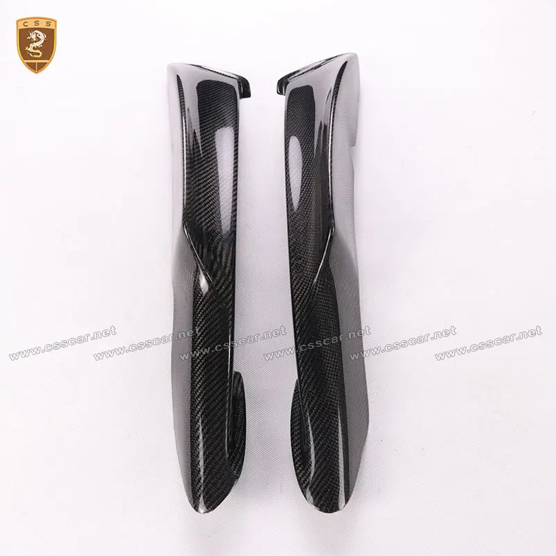 

P Style Carbon Fiber Front Bumper Splitters For BMW 3 Series E90 Sedan 4 Door 2005-2011 318i 320i 325i Front Lip Splitters