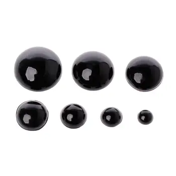

100pcs 6-18mm Black Plastic Safety Eyes For Bear Doll Animal Puppet Crafts Children Kids DIY Toys