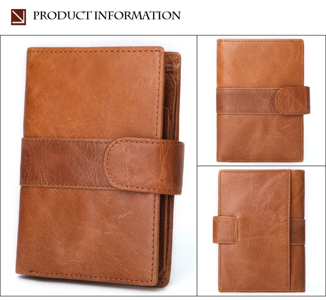 MISFITS wallet men genuine leather coin pocket vintage short wallets male cowhide leather portomonee card holders man Hasp purse -