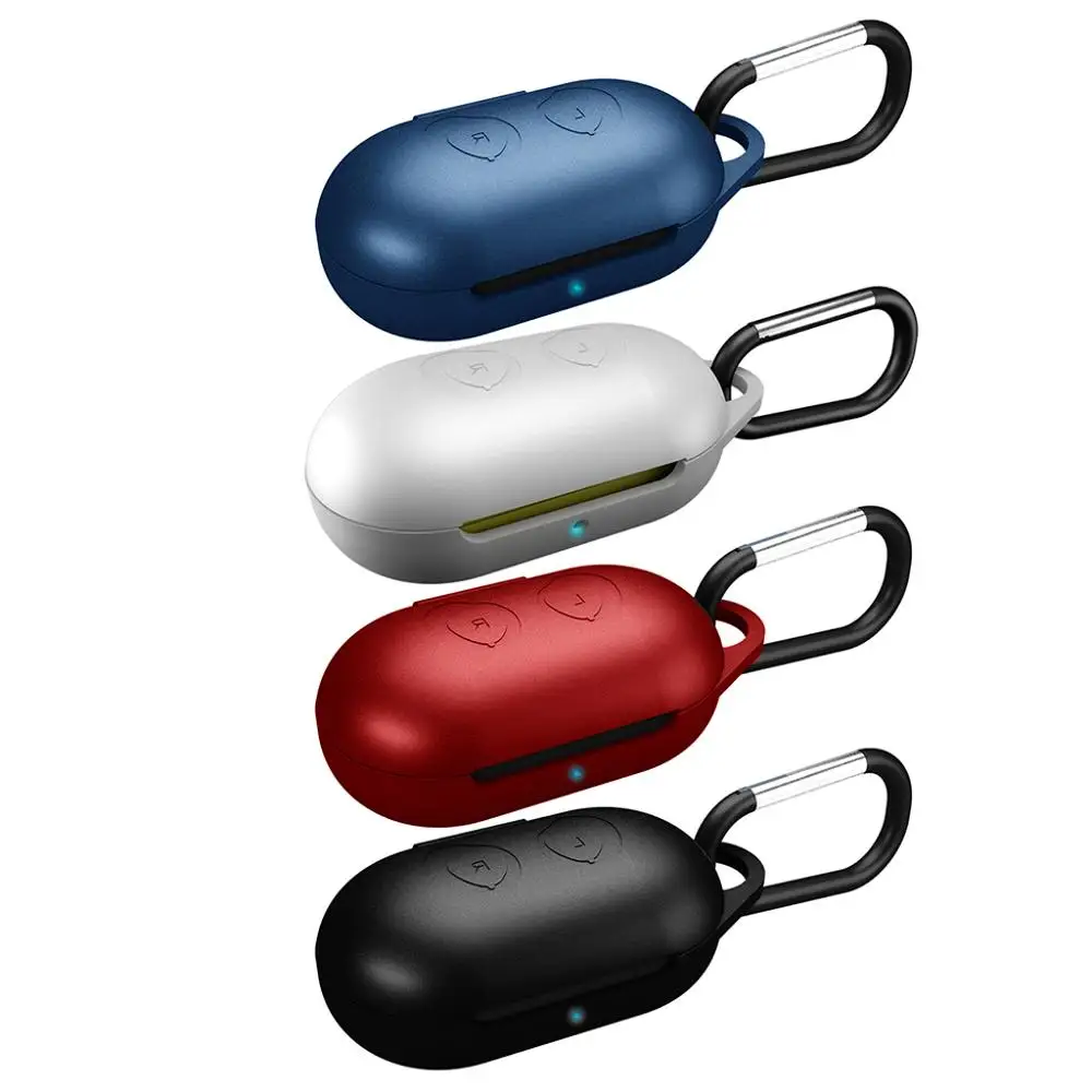 

Clamshell Opening Anti-shock Flexible Silicone Comprehensive Protective Case for Samsung Galaxy Buds Sports Bluetooth Earphone