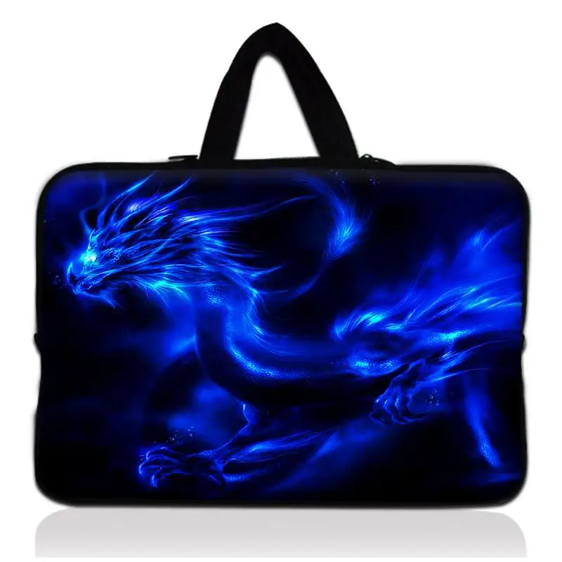 

15'' Blue Dragon Laptop Liner Sleeve Case Tablet Cover For macbook Pro 15.4 15.6 For Acer Lenovo Asus Hp Dell #Q