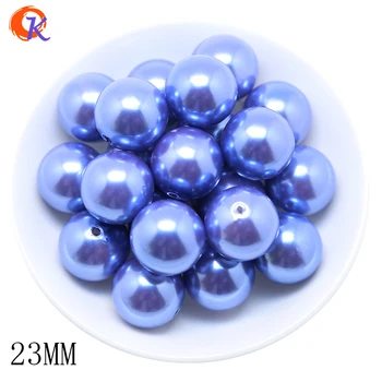 

23MM Cordial Design 70pcs/lot,(A68) Light Purple Acrylic Pearl Beads Chunky Fake Pearl Beads For Jewelry Making CDWB-515029