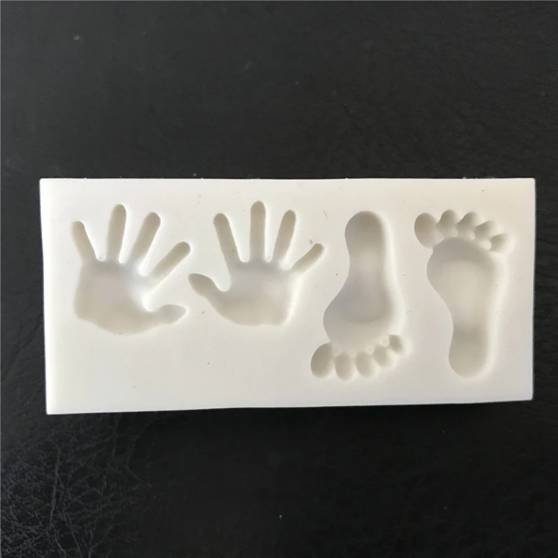 

Creative Hand & Foot Silicone Mold Cake Chocolate Decorating Tool Fondant Mould DIY Sugarcraft Kitchen Baking Accessories CT1118