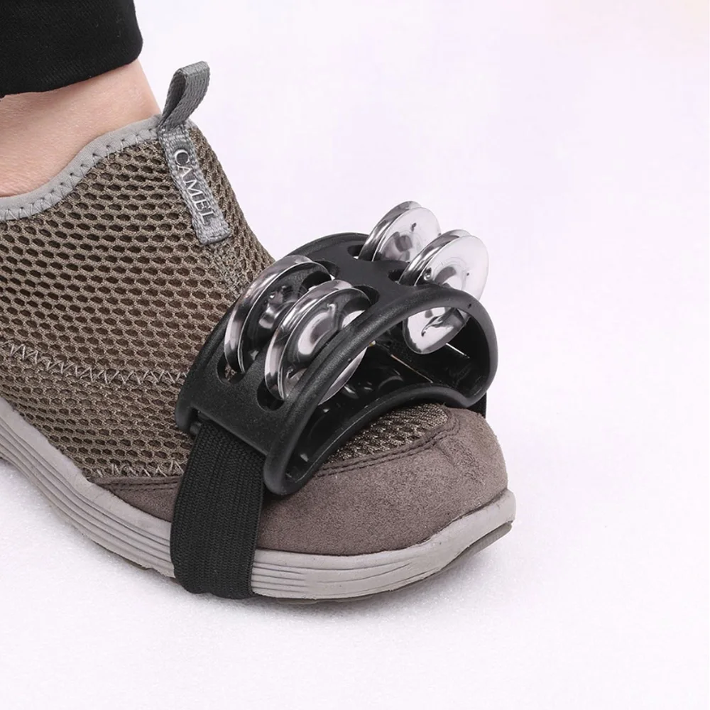 Foot Tambourine feet foot bell bell percussion accessories card macro Cajon drum tambourine foot companion