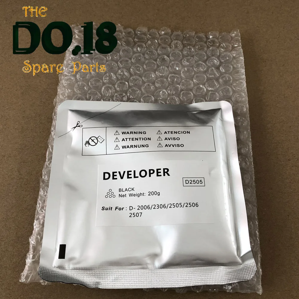 

200G Black copier developer compatible for Toshiba D2505 Carrier 2006 2306 2506 2307 2507 D2505 Carrier Iron powder Developer