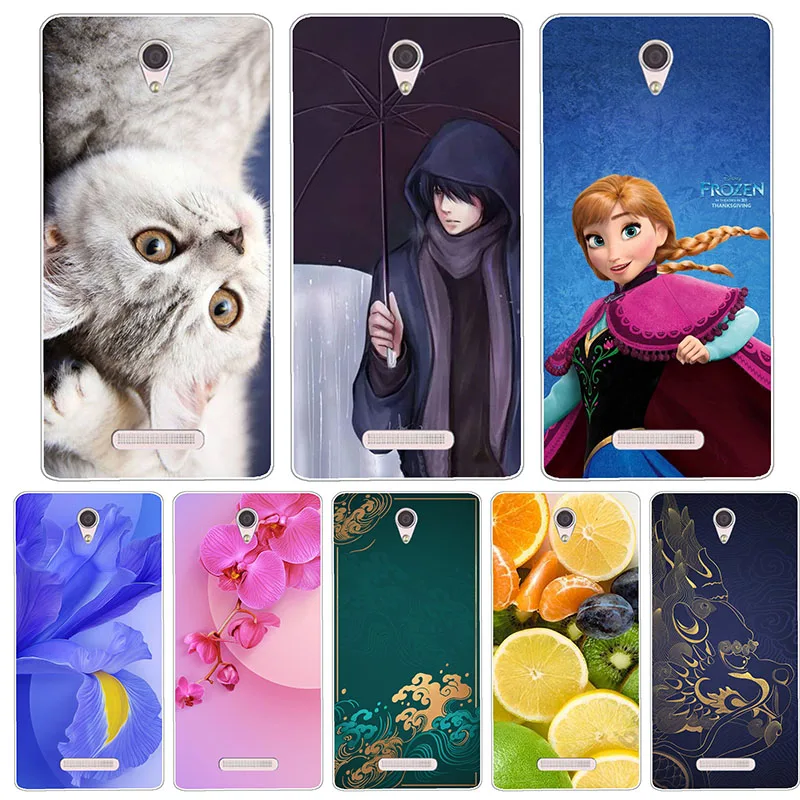 

Cute Fashion Flower Case For Lenovo A5000 A 5000 Cases Pattern Printed Phone Cover Fundas Coque Soft Silicone Animal Shell