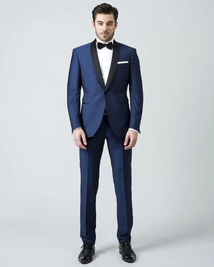 2016 abito su misura blu scuro per uomo smoking da sposo ispirato abito da  sposa da uomo per sposo abiti da lavoro Slim Fit (giacca cravatta  pantalone))|tailor suits for man|tailored suitwedding suits