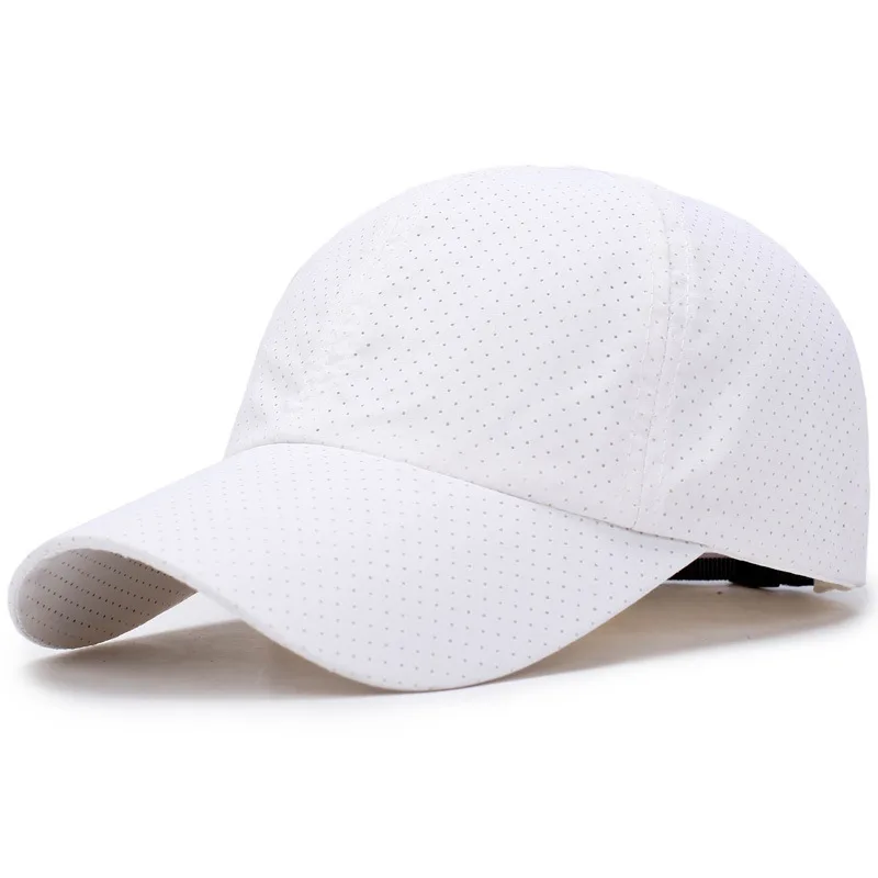 Ультра-тонкая и быстросохнущая ткань для женщин и мужчин, летняя быстросохнущая сетчатая Кепка для бега, женские кепки, дышащие шапки