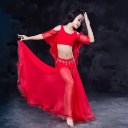 Новый 2017 Восточный bellydance костюмы для детей/ребенка/девочек сексуальные Hand-Made Костюмы для танца живота Костюмы одежда для выступления