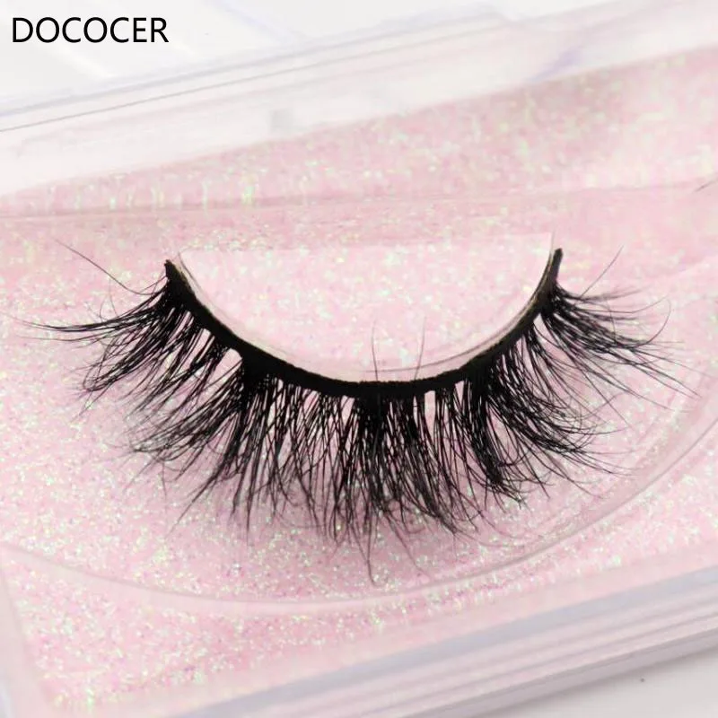

DOCOCER Eyelashes 3D Mink Lashes natural handmade volume soft lashes fluffy long eyelash extension real mink eyelash for makeup