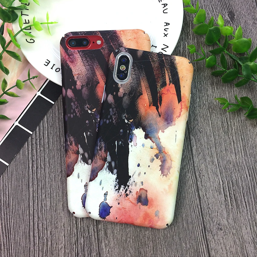 

Funy Graffiti Phone Case For iPhone 8 Plus 7 Plus Case Hard PC Cover For Apple iPhone X 6S Cases Capa Fundas Top Popular