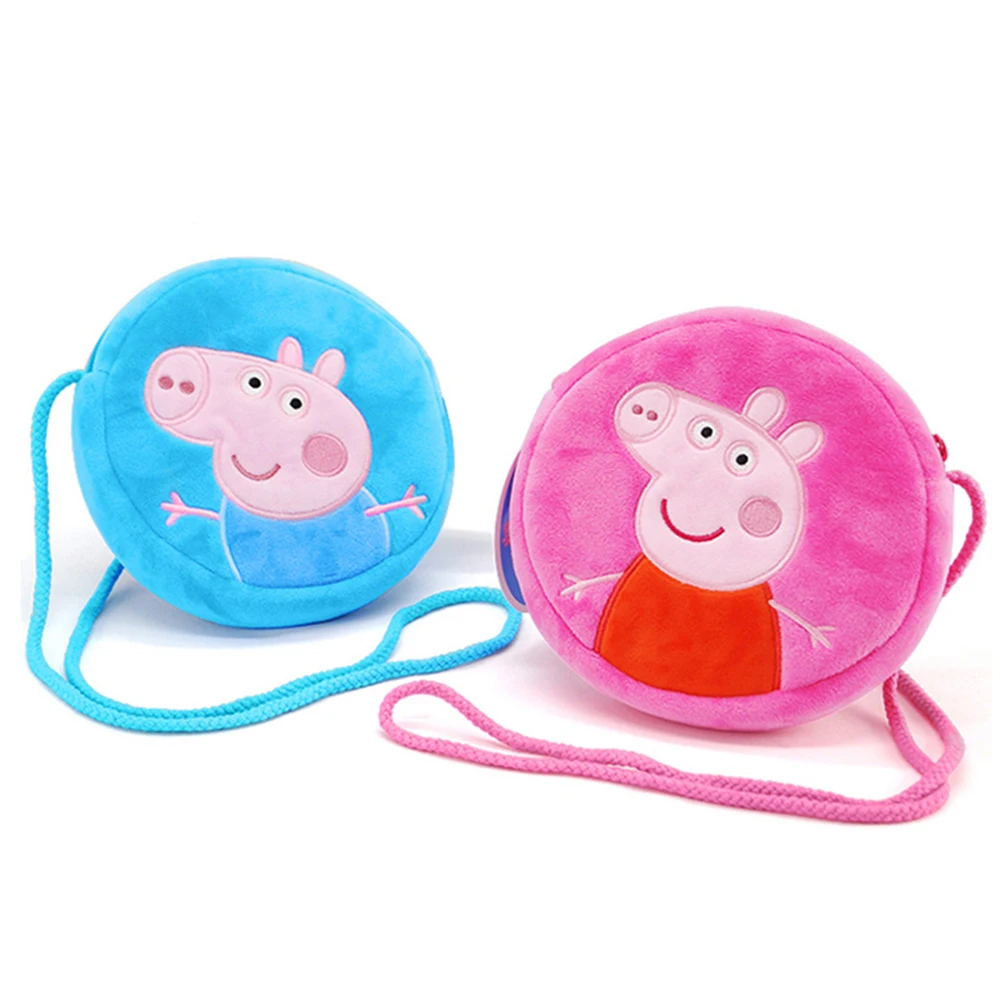 Origina Peppa Pig George Pig Purse Plush Toys font b Kids b font Girls Boys Kawaii
