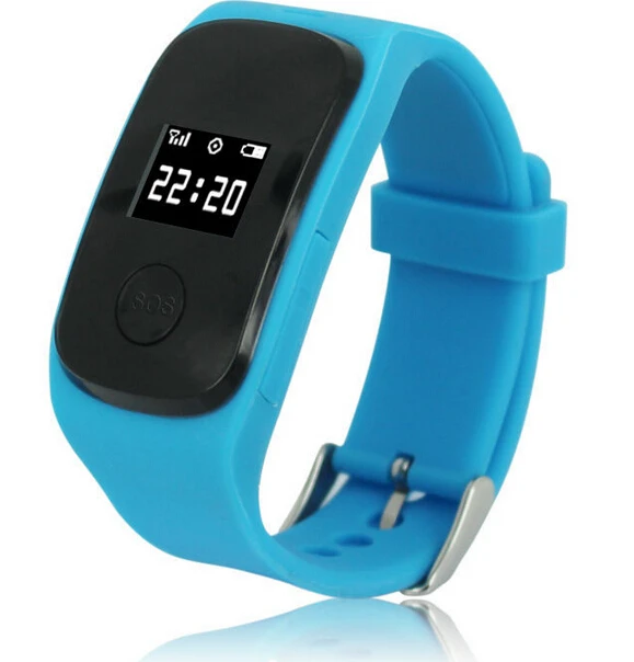polaroid kids ipx 7 gps active tracking watch blue