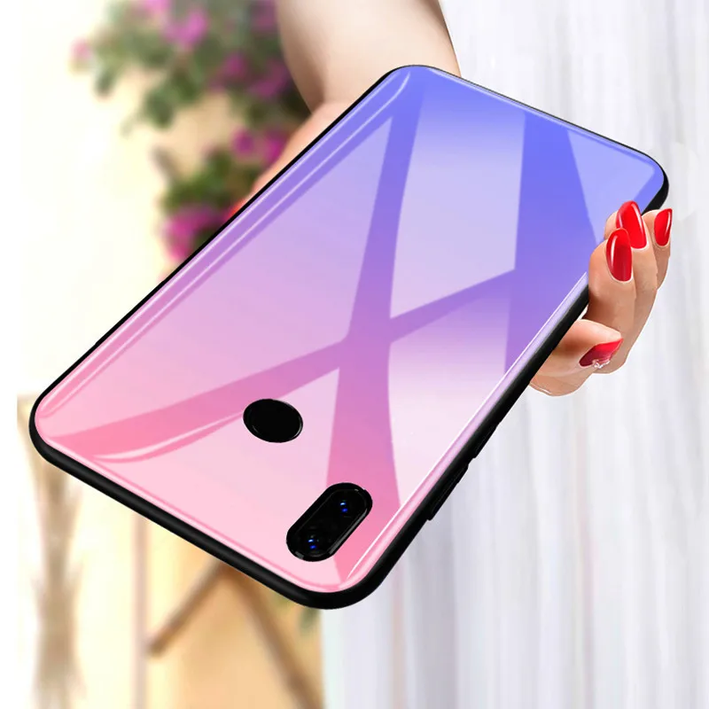 

Tempered Glass Case Cover For Xiaomi Redmi Note 7 7pro k20 pro mi 9 se Case Protective Fundas For mi 9 se Redmi k20 pro Note 7 7