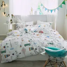 Cute cartoon bedding sets adult teen child,full queen king colorful character home textile flat sheet pillow case quilt cover