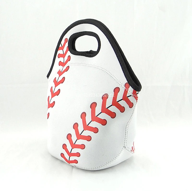 

50Pcs neoprene baseball sport lunch bag insulated cooler bags