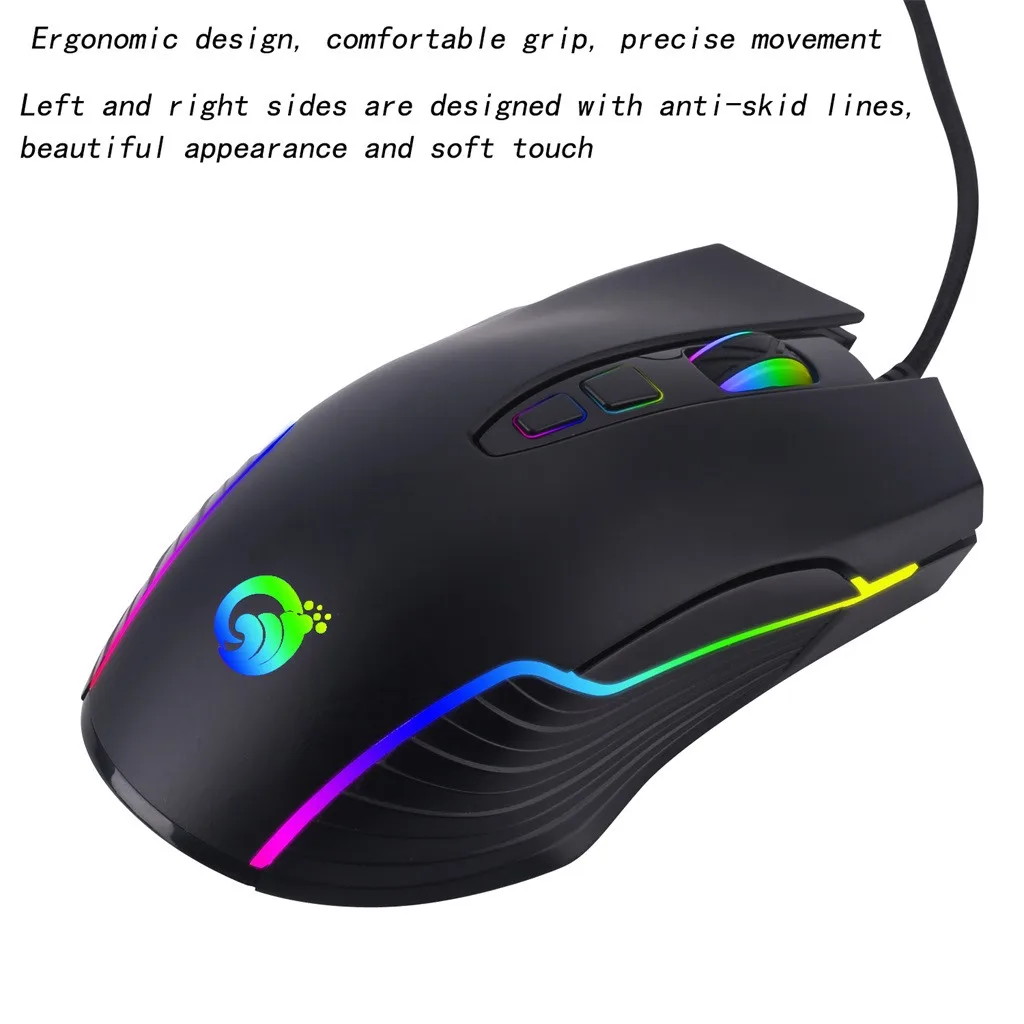 Мышь Компьютерная G4 USB Проводная с RGB подсветкой и макро разрешением|Мыши| |