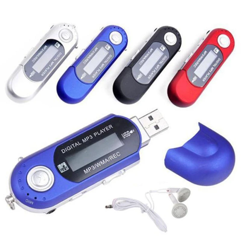 8GB USB 2.0 Flash Drive LCD Mini MP3 Music Player w/ FM Radio Voice