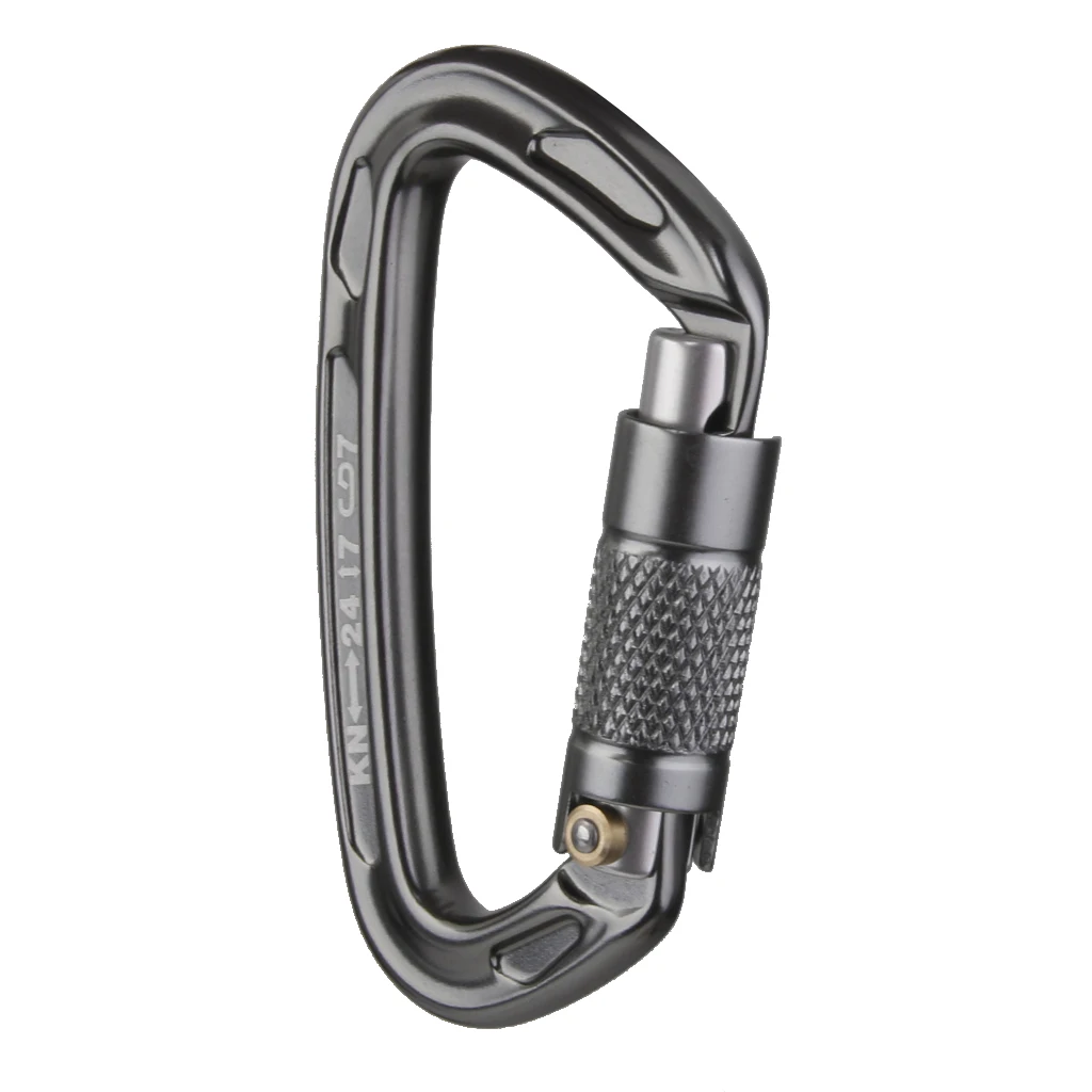 30KN Rock Climbing Descender Zip Line Cable Trolley Fast Speed Dual Pulley Outdoor Accessory+2 Pcs Screw Locking Carabiners 24KN