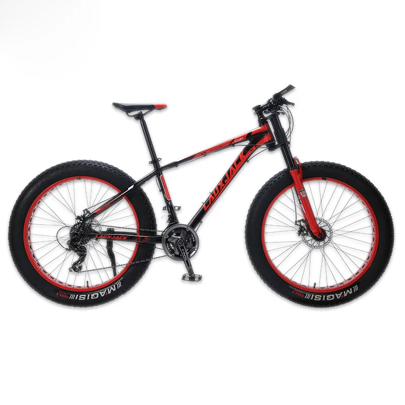 LAUXJACK Горный велосипед алюминиевая рама 24 скорости Shimano механические тормоза