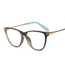 Модная кошка оправы для очков tr90 прозрачными стёклами, Женская оправа Ультралегкая оправа прозрачные линзы, очки с коробкой NX