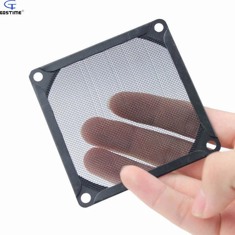 

Gdstime 10 Pieces LOT Guard Black Metal Dustproof Filterable 80mm Computer Fan Filter 8cm Dust Strainer