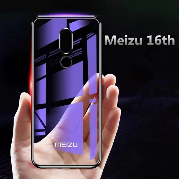 Роскошные покрытие TPU чехол для Meizu 16 16th плюс 16X Clear мягкий прозрачный ТПУ Meizu16 Fundas