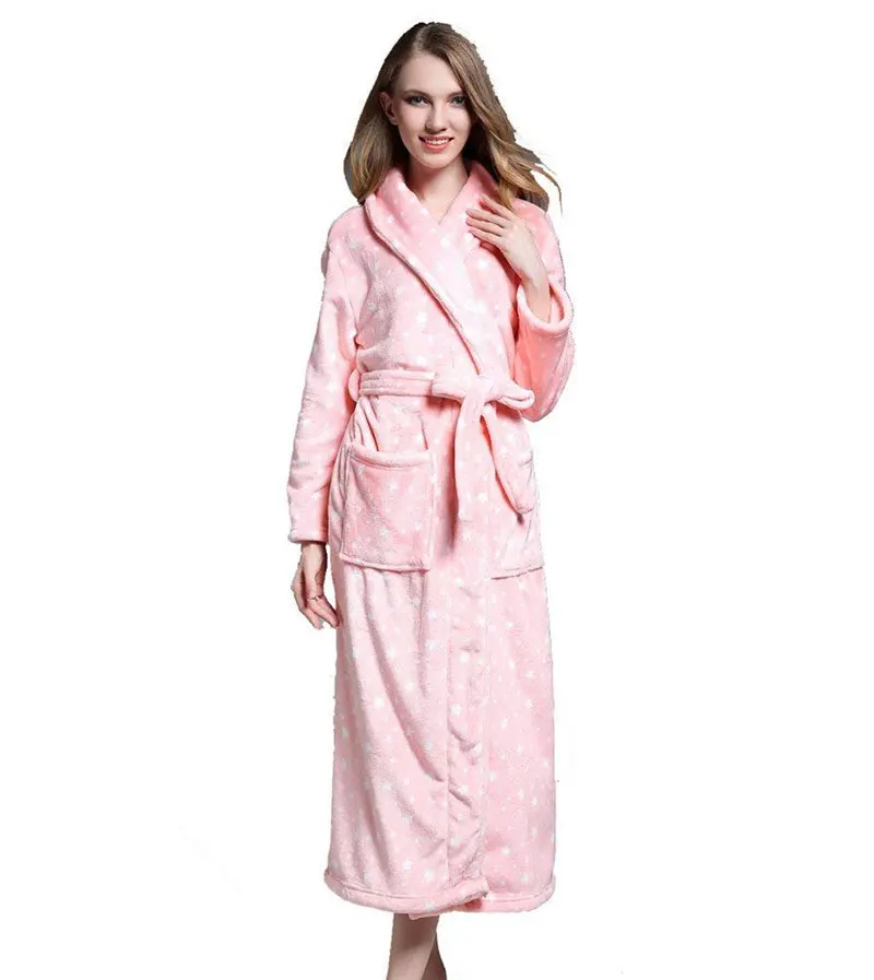 Nightgown-Pajamas-Bathrobe-Winter-Spa-Thicken-Large-Size---(15)