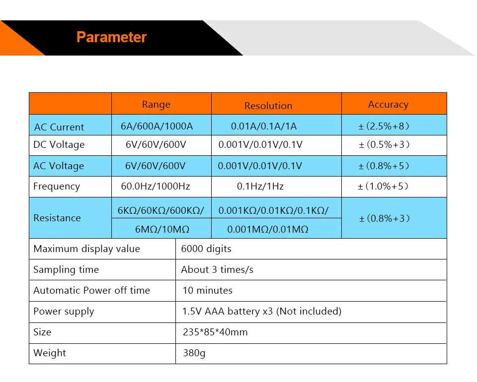 PEAKMETER PM2028S 6000 отсчетов цифровой клещи мультиметр частотное сопротивление LPF бесконтактная непрерывность электрического напряжения автоматический