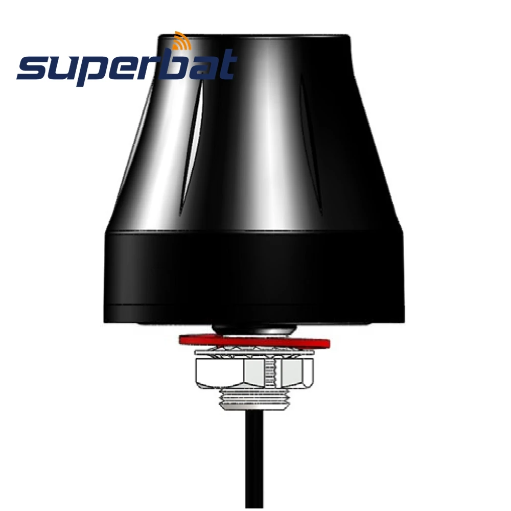 Винтовое крепление Superbat всенаправленная 2 дБи 4G LTE антенна SMA разъем для