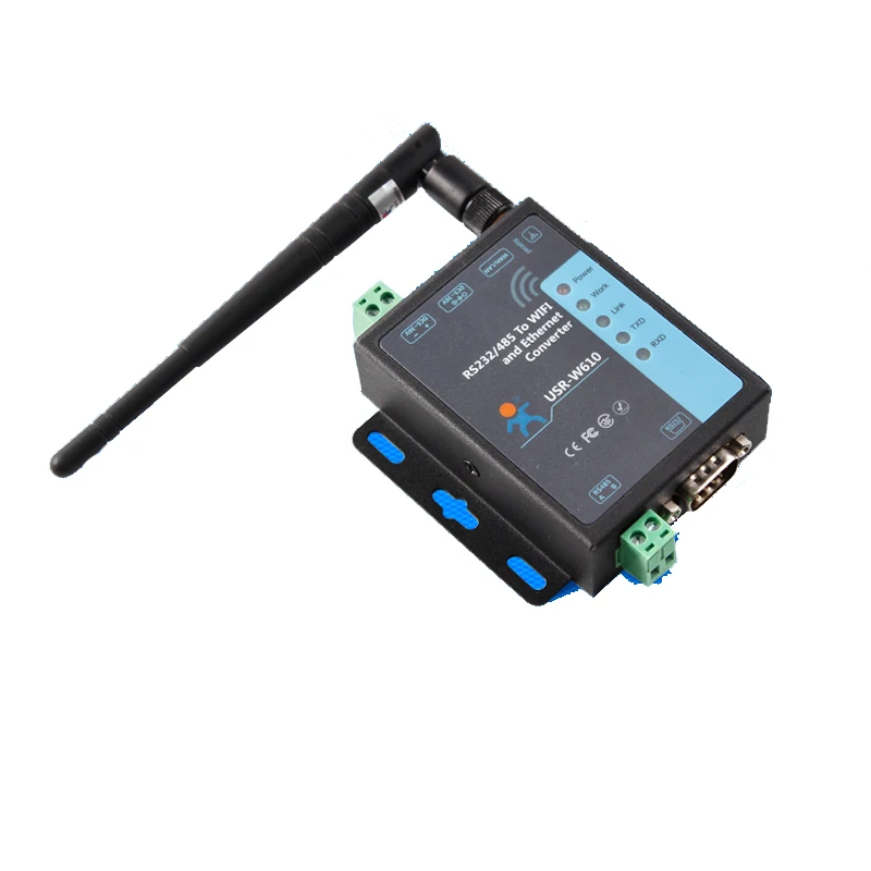 

Serial port RS232 RS485 to WiFi and Ethernet RJ45 Converter server USR-W610 Hardware Watchdog Modbus RTU to TCP support AP STA