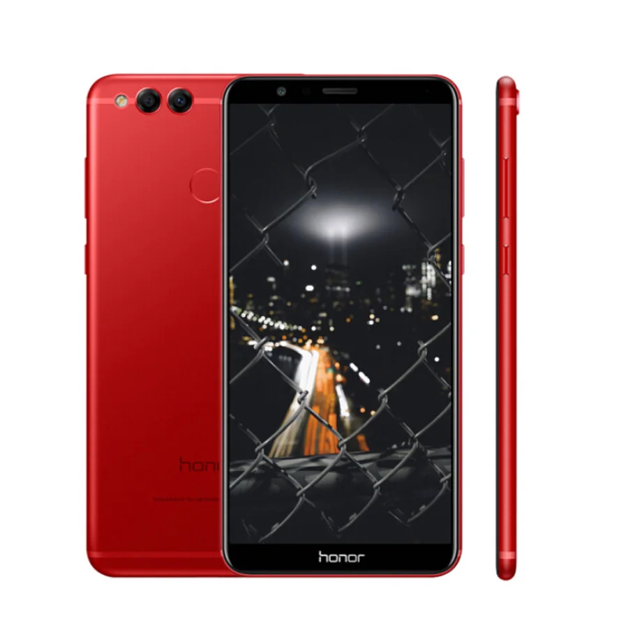 Мобильный телефон Honor 7x, 5,93 дюймов, 4 ГБ, 64 ГБ/128 Гб ПЗУ, Kirin 659, четыре ядра, камера 16 МП, 3340 мАч, Android, глобальная прошивка, телефон