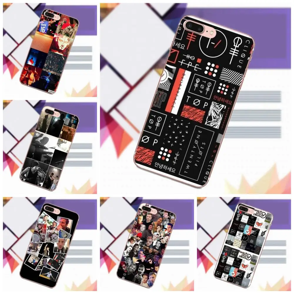 

Twenty One Pilots Collages For Xiaomi Mi6 Mi 6 A1 Max Mix 2 5X 6X Redmi Note 5 5A 4X 4A A4 4 3 Plus Pro Vertical Phone Case